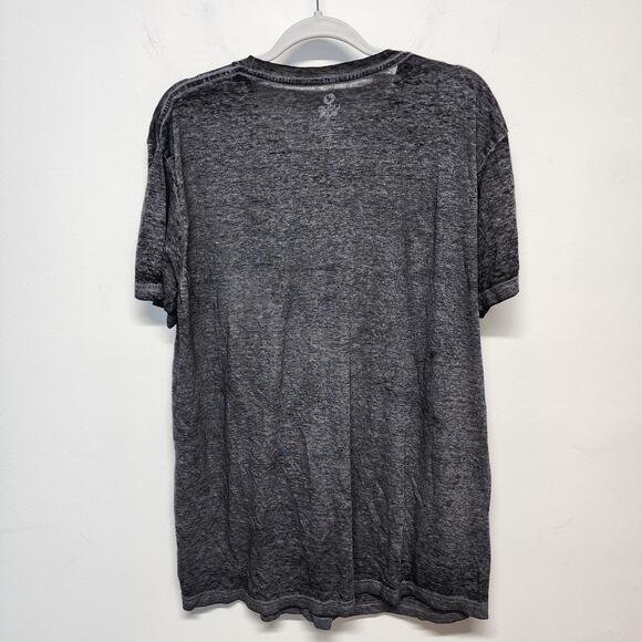 Liquid Blue Pink Floyd Dark Side of Moon Tee Size XL Marled Gray Lightweight - Picture 5 of 7